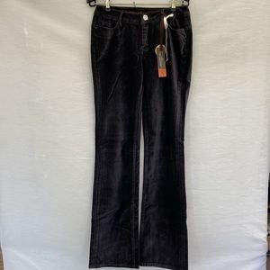 Christopher Blue Grey velvet pant size 4